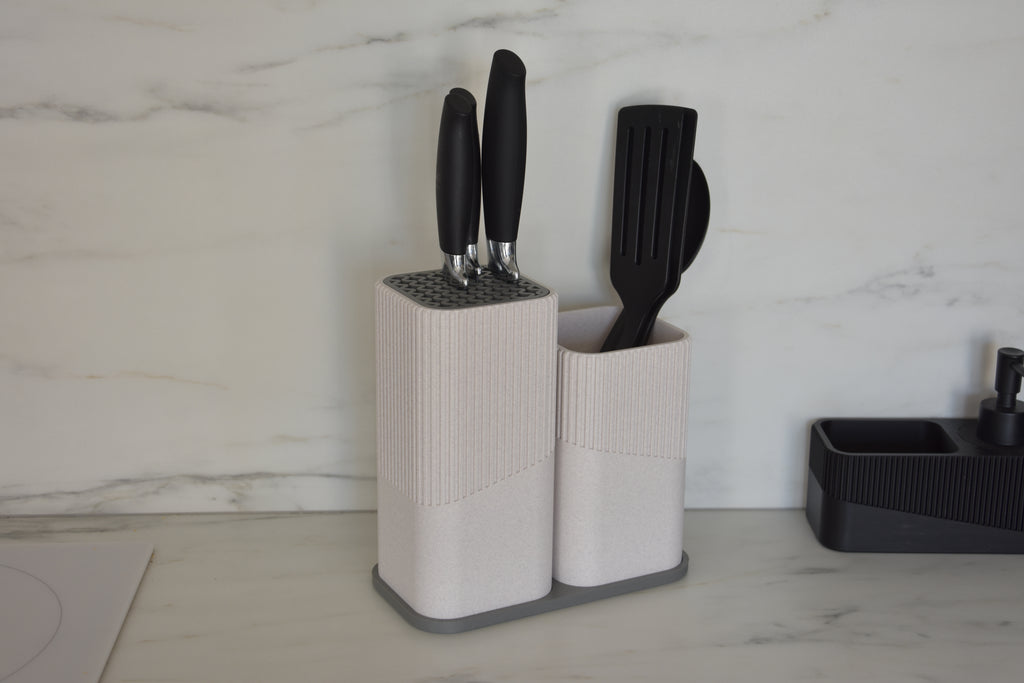 Kitchen Set Knife Block & Utensil Holder